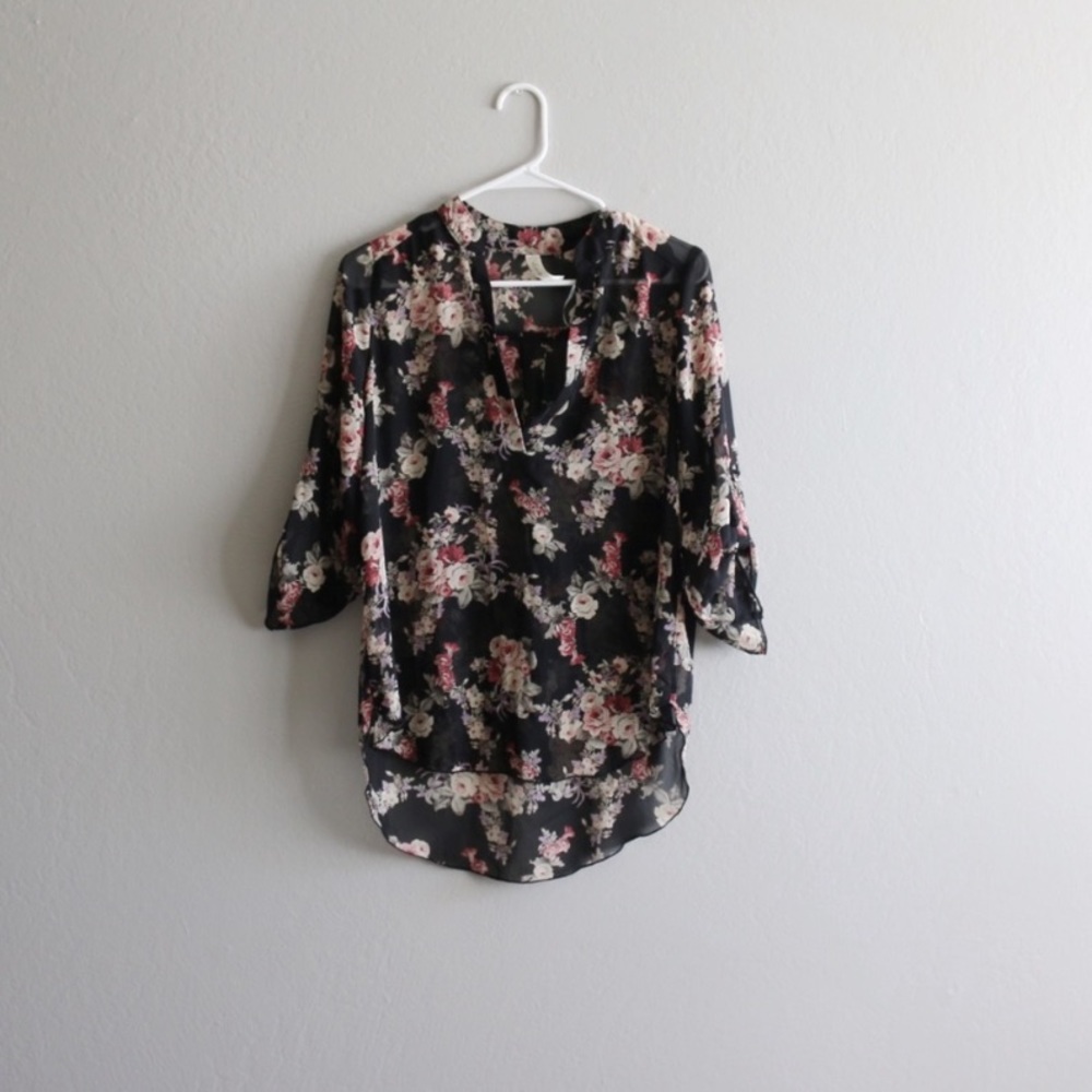 Floral Top from Nasty Gal